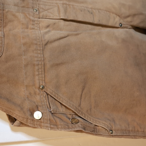 Vint. 🇺🇸made Carhartt arctic lined bib overalls mens 40x30 - Picture 5 of 11